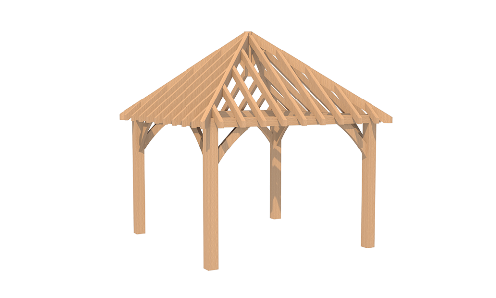 Oak Framed Gazebos & Oak Gazebo Kits Greenacre Oak