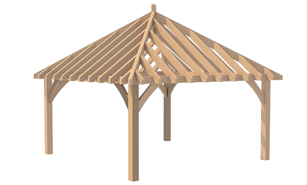 Oak Framed Gazebos & Oak Gazebo Kits Greenacre Oak