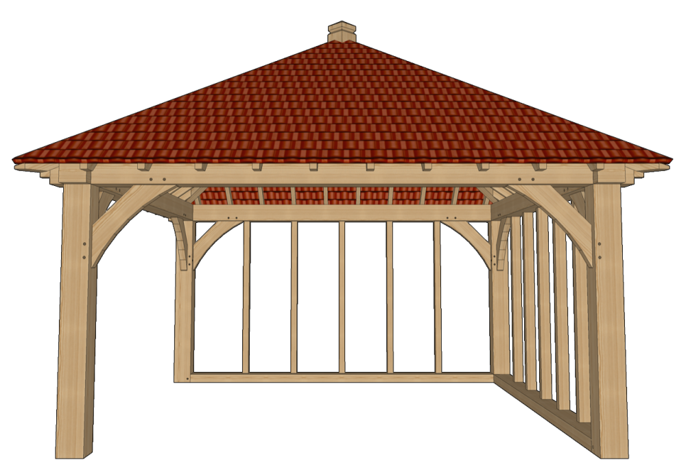 Oak Framed Gazebos & Oak Gazebo Kits Greenacre Oak