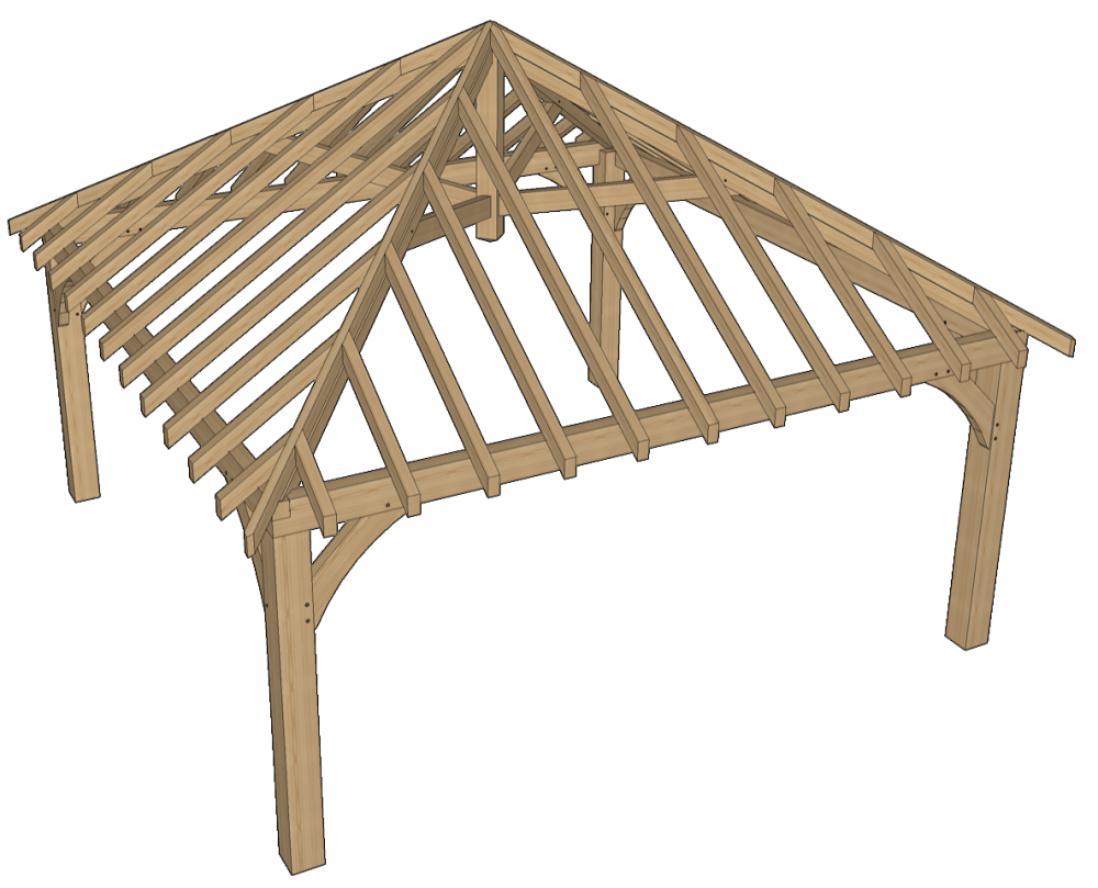 Oak Framed Gazebos & Oak Gazebo Kits Greenacre Oak