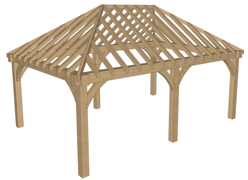Oak Framed Gazebos & Oak Gazebo Kits Greenacre Oak