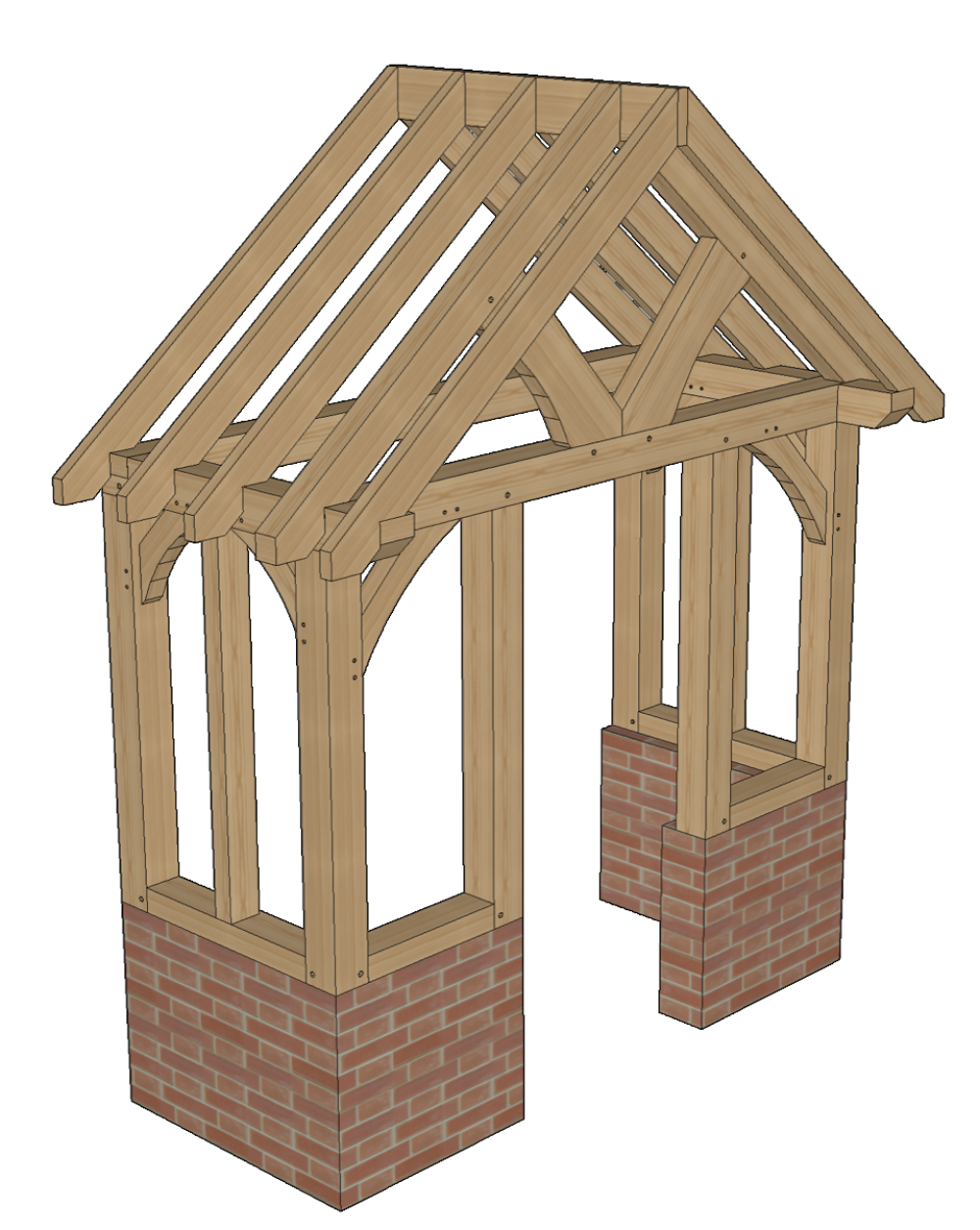 Oak Framed Porches & Oak Porch Kits Greenacre Oak